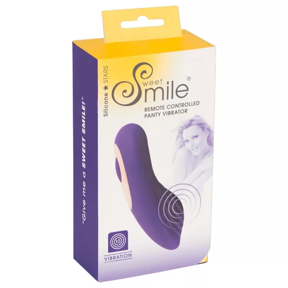 SMILE - vibrador clitóris com controle remoto recarregável - lilás