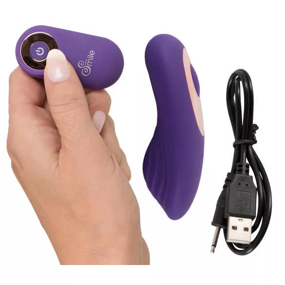 SMILE - vibrador clitóris com controle remoto recarregável - lilás