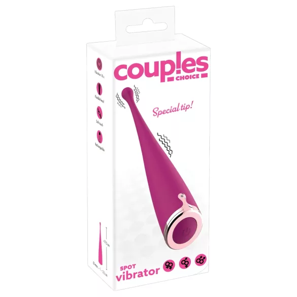 Couples Choice - vibrador clitóris recarregável - silicone rosa