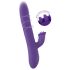 Smile Pearl - vibrador empurrador roxo com pérolas