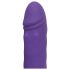 Smile Pearl - vibrador empurrador roxo com pérolas