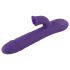 Smile Pearl - vibrador empurrador roxo com pérolas