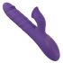 Smile Pearl - vibrador empurrador roxo com pérolas