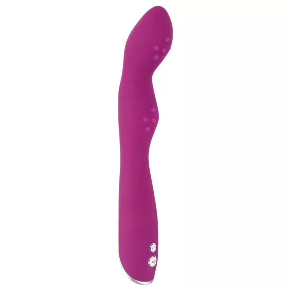 SMILE - vibrador ponto A e G flexível - silicone rosa