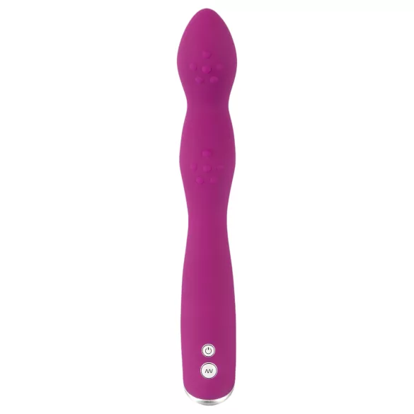 SMILE - vibrador ponto A e G flexível - silicone rosa