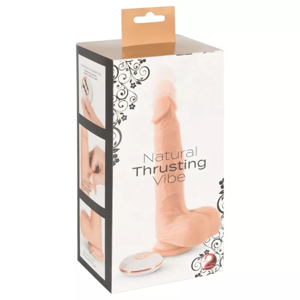 You2Toys - vibrador impulsionador - formato realista - cor natural