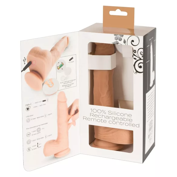 You2Toys - vibrador impulsionador - formato realista - cor natural