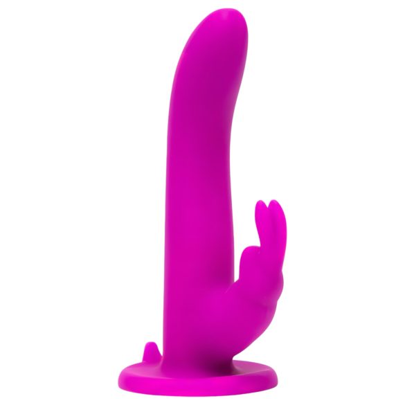 Happyrabbit - vibrador strap-on coelho - roxo
