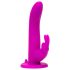 Happyrabbit - vibrador strap-on coelho - roxo