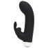 Fifty Shades of Grey - vibrador rabbit com estimulador clitóris - silicone preto