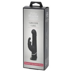   Greedy Girl - vibrador pulsante para ponto G - silicone preto