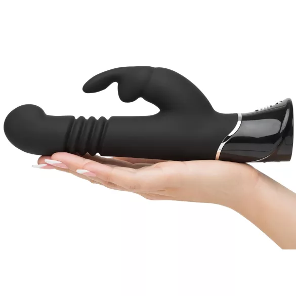 Greedy Girl - vibrador pulsante para ponto G - silicone preto