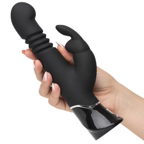 Greedy Girl - vibrador pulsante para ponto G - silicone preto