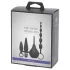 Fifty Shades of Grey - kit anal 4 em 1 - silicone preto