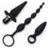 Fifty Shades of Grey - kit anal 4 em 1 - silicone preto