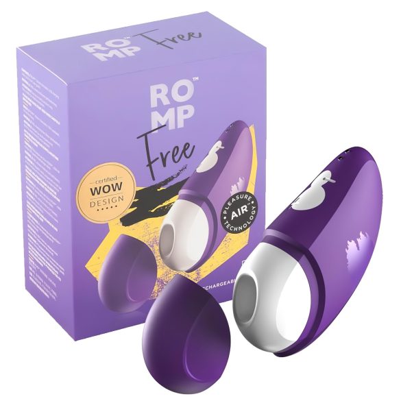 ROMP Free - sugador de clitóris à prova d'água - silicone roxo