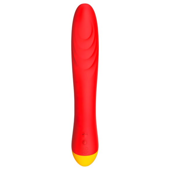 ROMP Hype - vibrador ponto G à prova d'água - silicone laranja