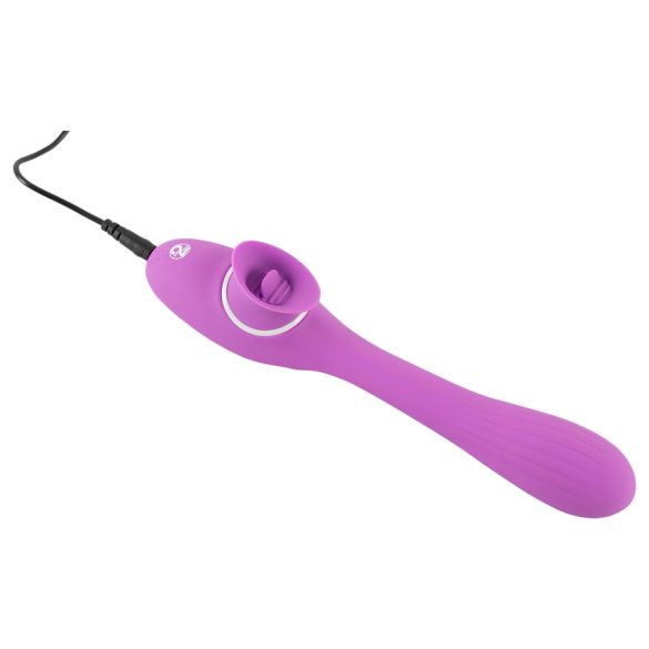 You2Toys - vibrador 2 em 1 recarregável - roxo