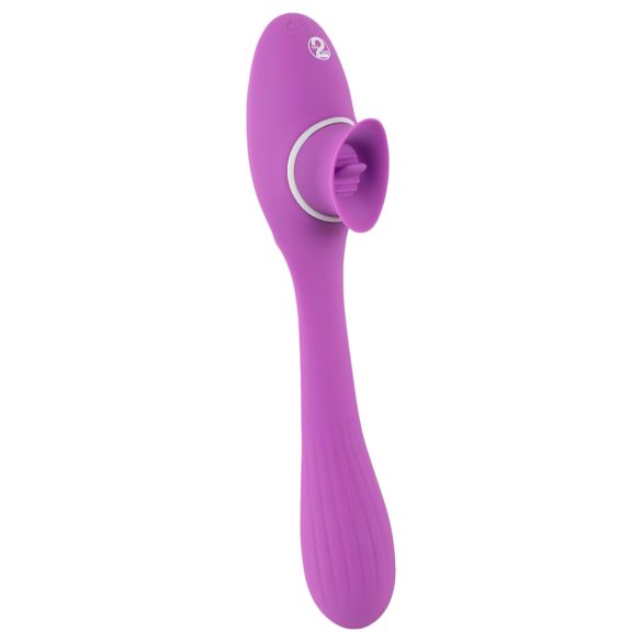 You2Toys - vibrador 2 em 1 recarregável - roxo
