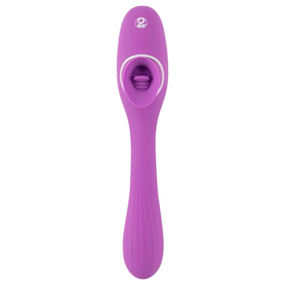 You2Toys - vibrador 2 em 1 recarregável - roxo