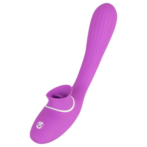 You2Toys - vibrador 2 em 1 recarregável - roxo