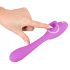 You2Toys - vibrador 2 em 1 recarregável - roxo
