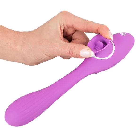 You2Toys - vibrador 2 em 1 recarregável - roxo