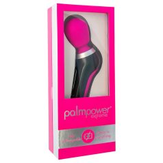   PalmPower Extreme Wand - vibrador varinha recarregável - silicone rosa/preto