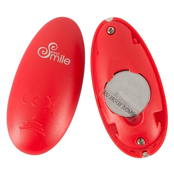 Smile Love Ball - ovo vibratório com controle sem fio recarregável vermelho
