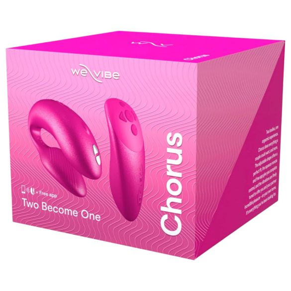We-Vibe Chorus - vibrador de casal recarregável e inteligente (rosa)