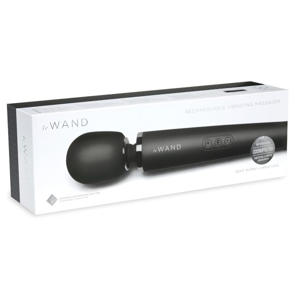 Le Wand Petite - vibrador massageador recarregável exclusivo - preto