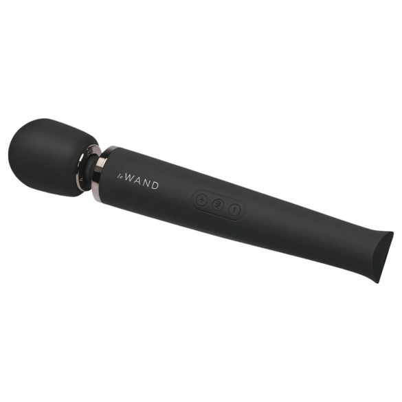 Le Wand Petite - vibrador massageador recarregável exclusivo - preto