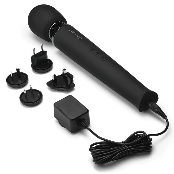 Le Wand Petite - vibrador massageador recarregável exclusivo - preto