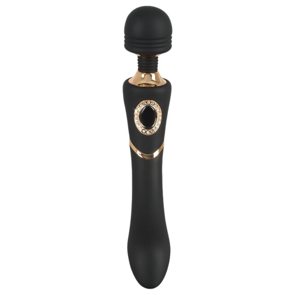 Cleopatra Wand - recarregável, vibrador massajador à prova d'água (preto)