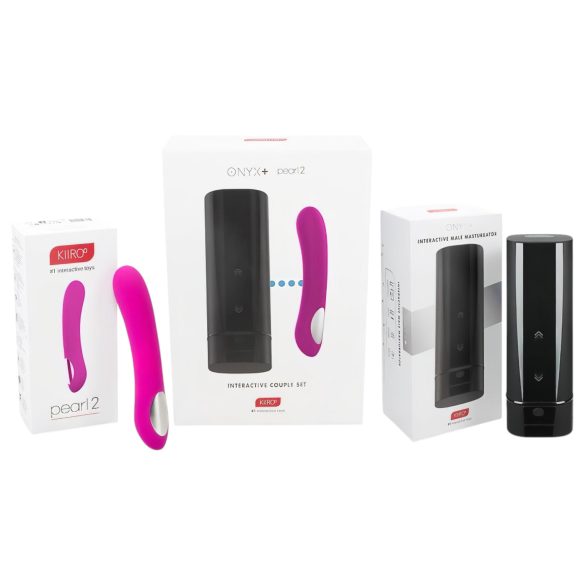 Kit Kiiroo Onyx+ e Pearl 2 - Masturbador e Vibrador