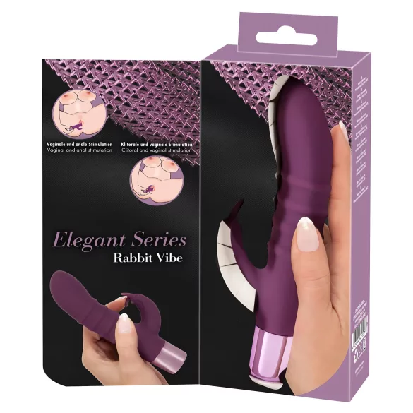 You2Toys - Rabbit Vibe - vibrador ponto G com estimulador de clitóris recarregável (roxo)
