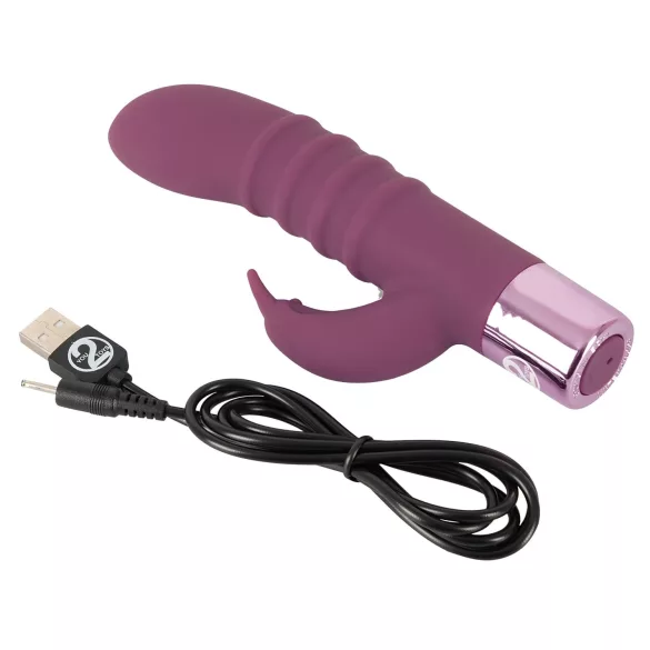 You2Toys - Rabbit Vibe - vibrador ponto G com estimulador de clitóris recarregável (roxo)