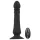 Black Velvets - vibrador anal com pulsação recarregável - silicone preto