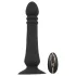 Black Velvets - vibrador anal com pulsação recarregável - silicone preto