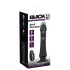 Black Velvets - vibrador anal com pulsação recarregável - silicone preto