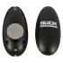 Black Velvets - vibrador anal com pulsação recarregável - silicone preto