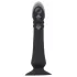 Black Velvets - vibrador anal com pulsação recarregável - silicone preto