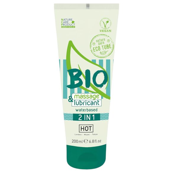HOT Bio 2IN1 - gel lubrificante à base de água e massagem - 200ml