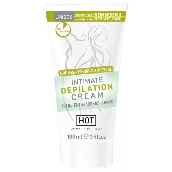 HOT Intimate - creme depilatório íntimo com espátula 100ml