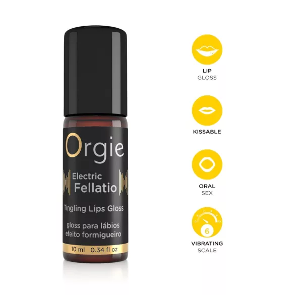 Orgie Electric Fellation - brilho labial formigante (10 ml)