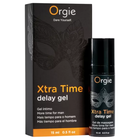 Orgie Xtra Time - gel retardador ejaculação masculina - 15ml