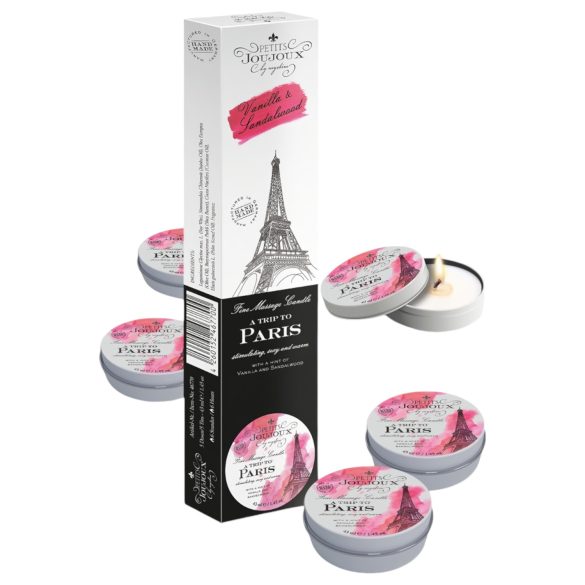 Petits Joujoux Paris - vela de massagem - baunilha sândalo - kit 5x43ml