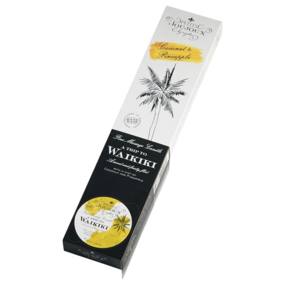 Petits Joujoux - vela de massagem - coco abacaxi - kit 5x43ml