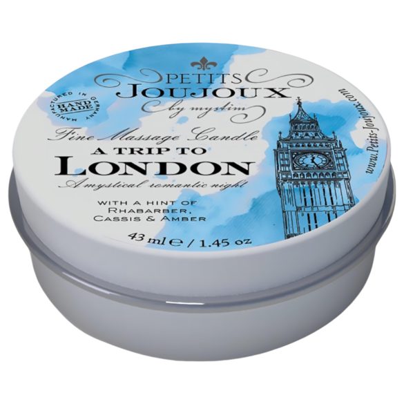 Petits Joujoux London - vela de massagem - ruibarbo âmbar - 43ml