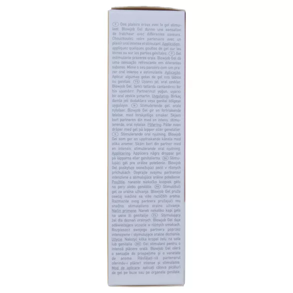 HOT - Gel para Sexo Oral - lubrificante oral - baunilha (50 ml)